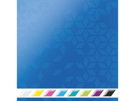 LEITZ Strikkmappe LEITZ Wow A4 3 kl 300g blå (771973)