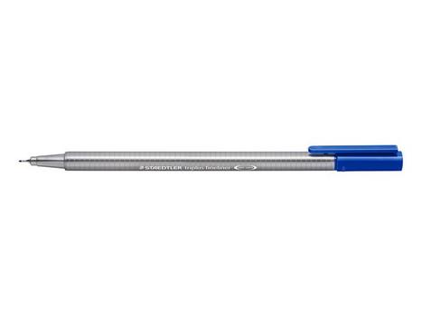 STAEDTLER Fiberpenn STAEDTLER Triplus 0,3mm blå (334-3*10#DBL)