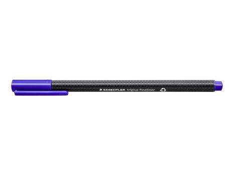STAEDTLER Fiberpenn STAEDTLER Triplus 0,3mm blå (334-3*10#DBL)