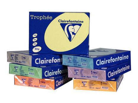 CLAIREFONTAINE Kopipapir TROPHEE A4 160g Past.ass (250) (1712C)