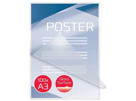 GBC Laminat GBC A3 klar 125 mic 100/pk. (3200725)