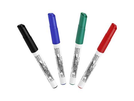 BIC Whiteboardpenn BIC Velleda 1741 rund rød (9581691*12)