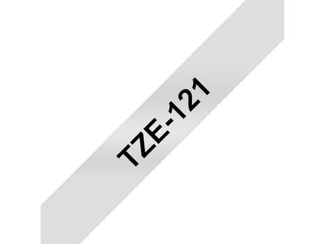 P-TOUCH Tape BROTHER TZe-121 9mmx8m sort/klar (777725)