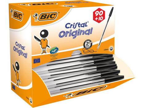 BIC Kulepenn BIC Cristal M sort (100) (896040)