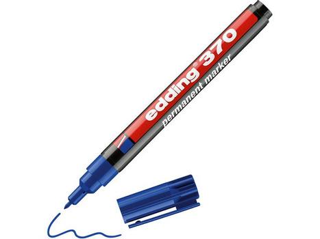 EDDING Merkepenn EDDING 370 rund blå (4-370003*10)