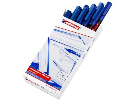 EDDING Merkepenn EDDING 370 rund blå (4-370003*10)