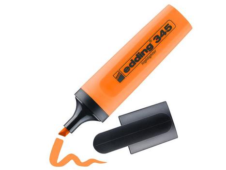 EDDING Tekstmarker EDDING 345 oransje (4-345006*10)