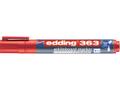 EDDING Whiteboardpenn EDDING 363 skrå rød (4-363002*10)