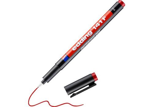 EDDING Overheadpenn EDDING 141F perm. rød (4-141002*10)