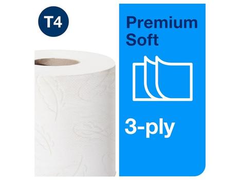 TORK Toiletpapir Tork Premium Extra Soft T4 3-lags Hvid Sæk/7x6 (110317)