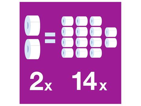 TORK Toiletpapir Tork Premium Jumbo Mini Soft T2 2-lags Hvid Krt/12 (110253)