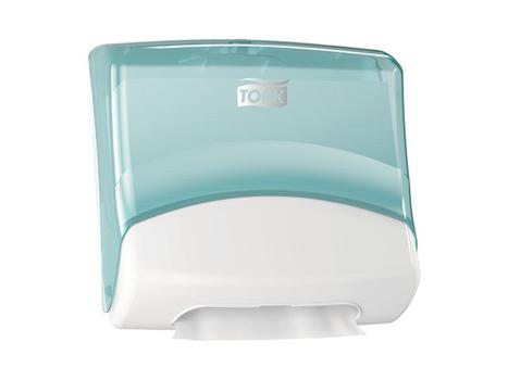 TORK Dispenser Tork Top-Pak W4 Hvid/ turkis 394x427x206mm (654000)