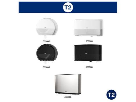 TORK Toiletpapir Tork Premium Jumbo Mini Soft T2 2-lags Hvid Krt/12 (110253)