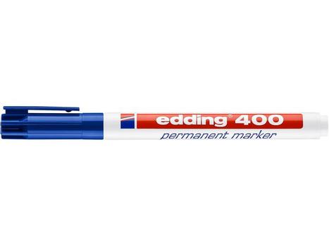 EDDING Merkepenn EDDING 400 rund blå (4-400003*10)
