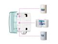 TORK Dispenser Tork Centerfeed W2 Hvid/ turkis 447x328x302mm (653000)