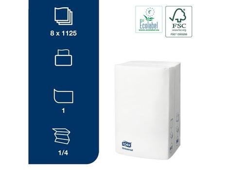 TORK Servietter Universal N4 Hvid, (1125 pr. bdt.) (10840)
