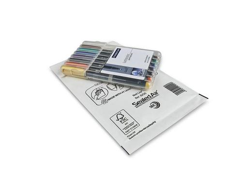 MAIL LITE Boblekonvolutt ML B/00 12x21cm (103005497*100)