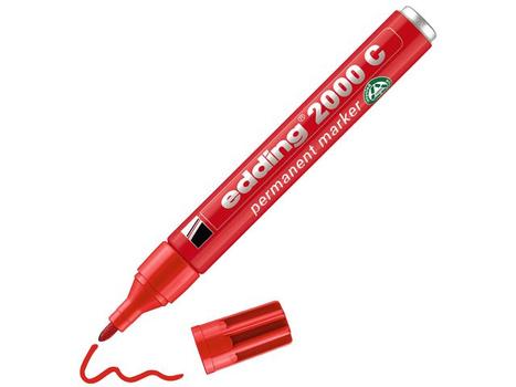 EDDING Merkepenn EDDING 2000 rund rød (4-2000C002*10)