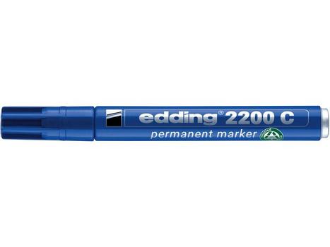 EDDING Merkepenn EDDING 2200 skrå blå (4-2200C003*10)