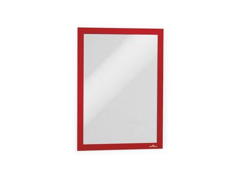DURABLE Ramme DURAFRAME A4 magnet rød (2) (4872-03)