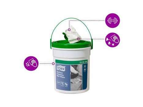 TORK Wet wipe Tork til overflader W15 58 ark (190594)