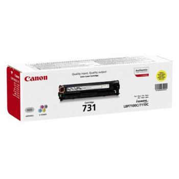 CANON 731 Y - Tonerpatron - 1 x gul - 1500 sider - for i-SENSYS LBP7100Cn,  LBP7110Cw,  MF6680DN (6269B002)