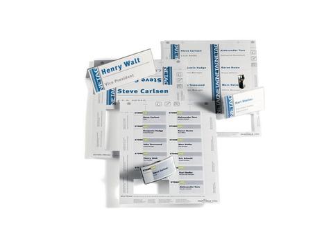 DURABLE Indstik til Kongresmærker 54x90mm 10 pr. ark (1455-02)