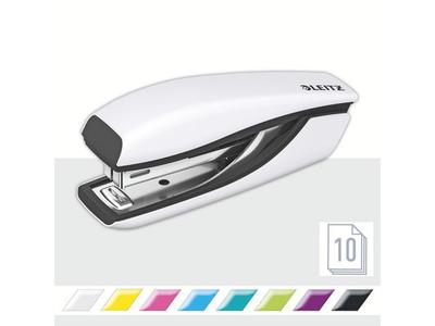 LEITZ Hæftemaskine Leitz Mini 10 ark WOW hvid (55281001)