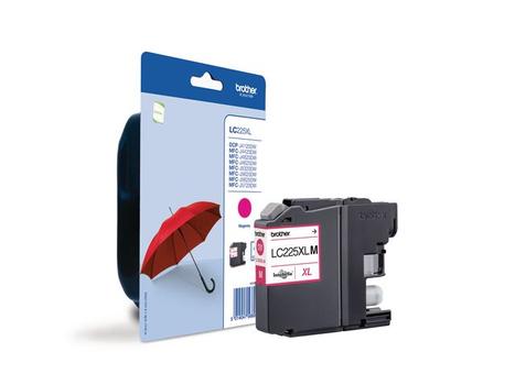 BROTHER LC-225XL ink cartridge magenta high capacity 1200 pages 1-pack (LC225XLM)