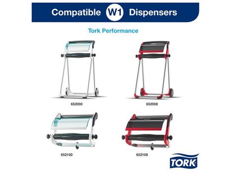 TORK Aftørringspapir Plus W1W2 Hvid, 2-lags, 255Mx23, 5cm (2rl) (130041)