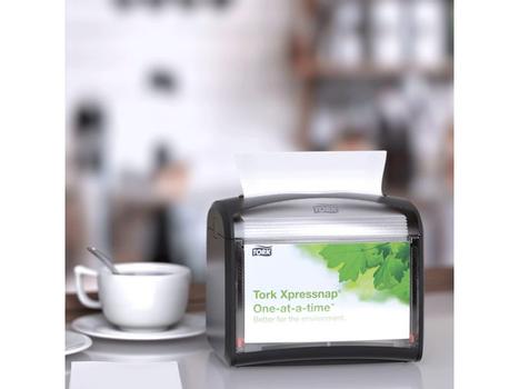 TORK Servietdispenser Bord Tork N4 Sort Plast (272611)