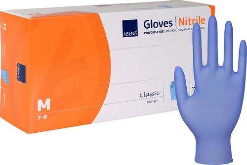 ABENA Hanske ABENA C.P nitril u/p M blå(150) (290419)