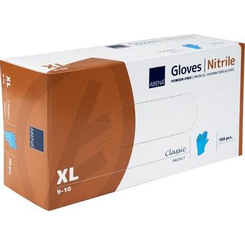 ABENA Hanske nitril pud.fri XL blå (fp med 150 stk) (290421)