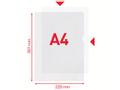 ESSELTE Plastomslag ESSELTE A4 85my (100) (54852)
