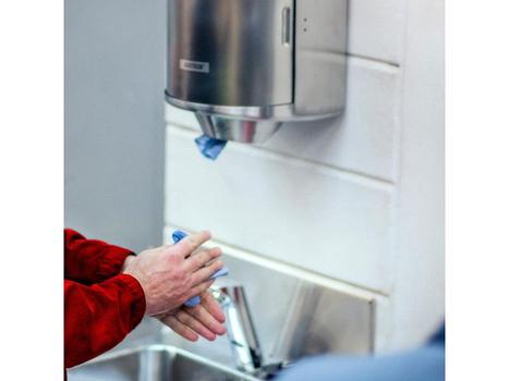 KATRIN Dispenser KATRIN Centerb. M børstet stål (993100)