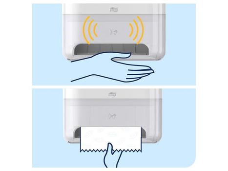 TORK Matic annostelija valkoin sensor H1 rullakäsipyyhe (551100)