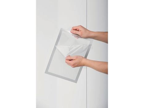 DURABLE 484123 duraframe sun a4 sølv pakke a 2 stk (484123)