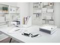 LEITZ WOW Brievenbakje Duokleur A4 Wit, Grijs 26,7 x 33,6 x 4,9 cm (53611001)