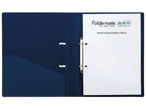 FOLDERMATE Ringperm FOLDERMATE A4 2-R 25/36mm blå (22038*12)