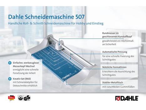 DAHLE Skjæremaskin DAHLE 507 rulleskjærer A4 (DAH00.06.00507)
