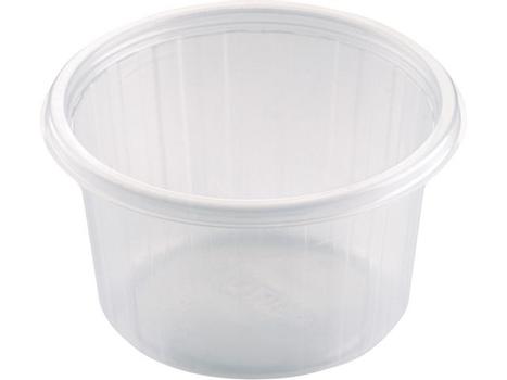 DUNI FixPack plastbæger 300ml 112x112x61mm hvid 50stk (159142*14)