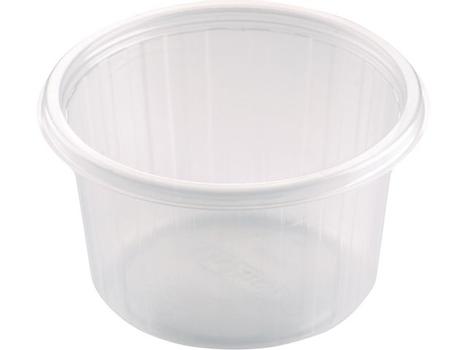 DUNI FixPack plastbæger 300ml 112x112x61mm hvid 50stk (159142*14)