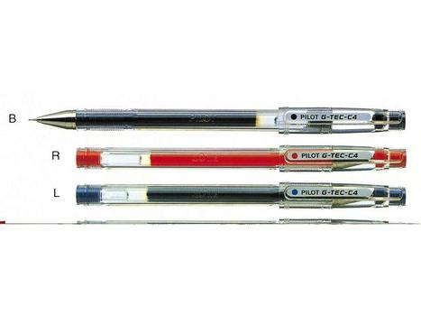 PILOT Gel Ink Rollerball G-Tec C4 0,4 blue (BL-GC4-L*12)