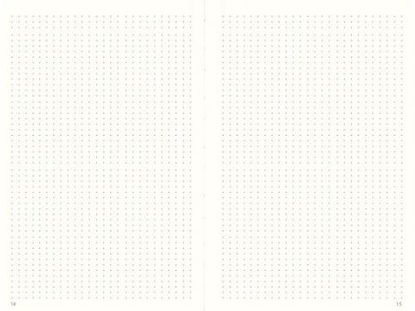 BURDE Notatbok BURDE DotNotes A5 udatert sort (92732800)