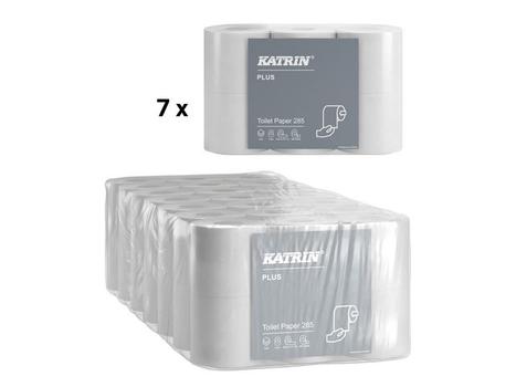 KATRIN Toalettpapir KATRIN Plus 285 3L 35,6m(6) (38411*7)