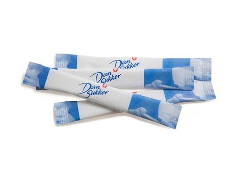 DANSUKKER Sukkersticks DANSUKKER hvit 4g (225) (51169)