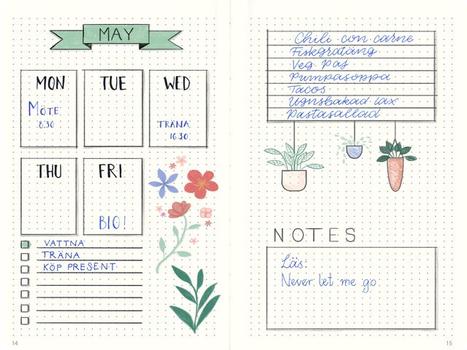 BURDE Notatbok BURDE DotNotes A5 udatert sort (92732800)