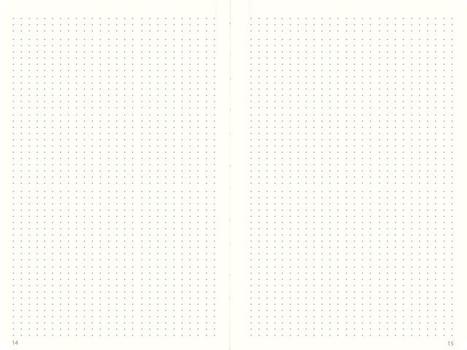 BURDE Notatbok BURDE DotNotes A5 udatert sort (92732800)