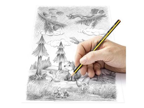 STAEDTLER Blyant Noris Premium WOPEX trekantet HB (183-HB*12)