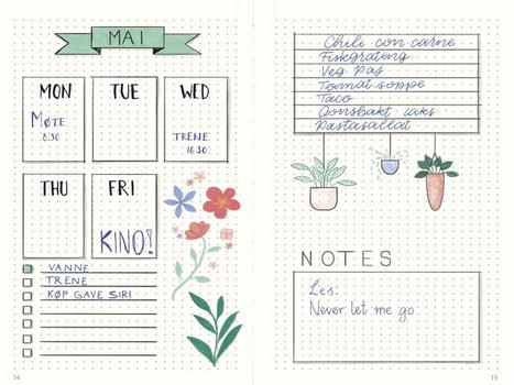 BURDE Notatbok BURDE DotNotes A5 udatert sort (92732800)